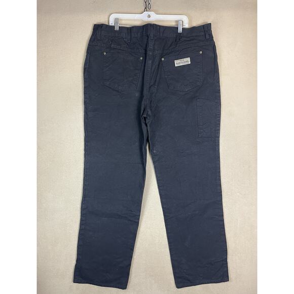 Schaefer Outfitter Pants Mens 44x34 Black Brushcloth Ranch‎ Hand Dungaree Pant - Picture 12 of 13